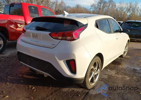 2020 Hyundai Veloster 2.0 from USA, damaged, VIN KMHTG6AF1LU026811
